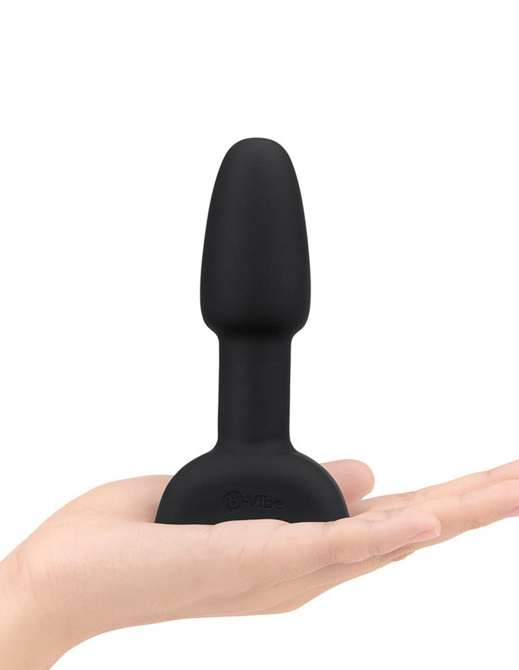 B-Vibe Petite Rimming Butt Plug- Black- Standing