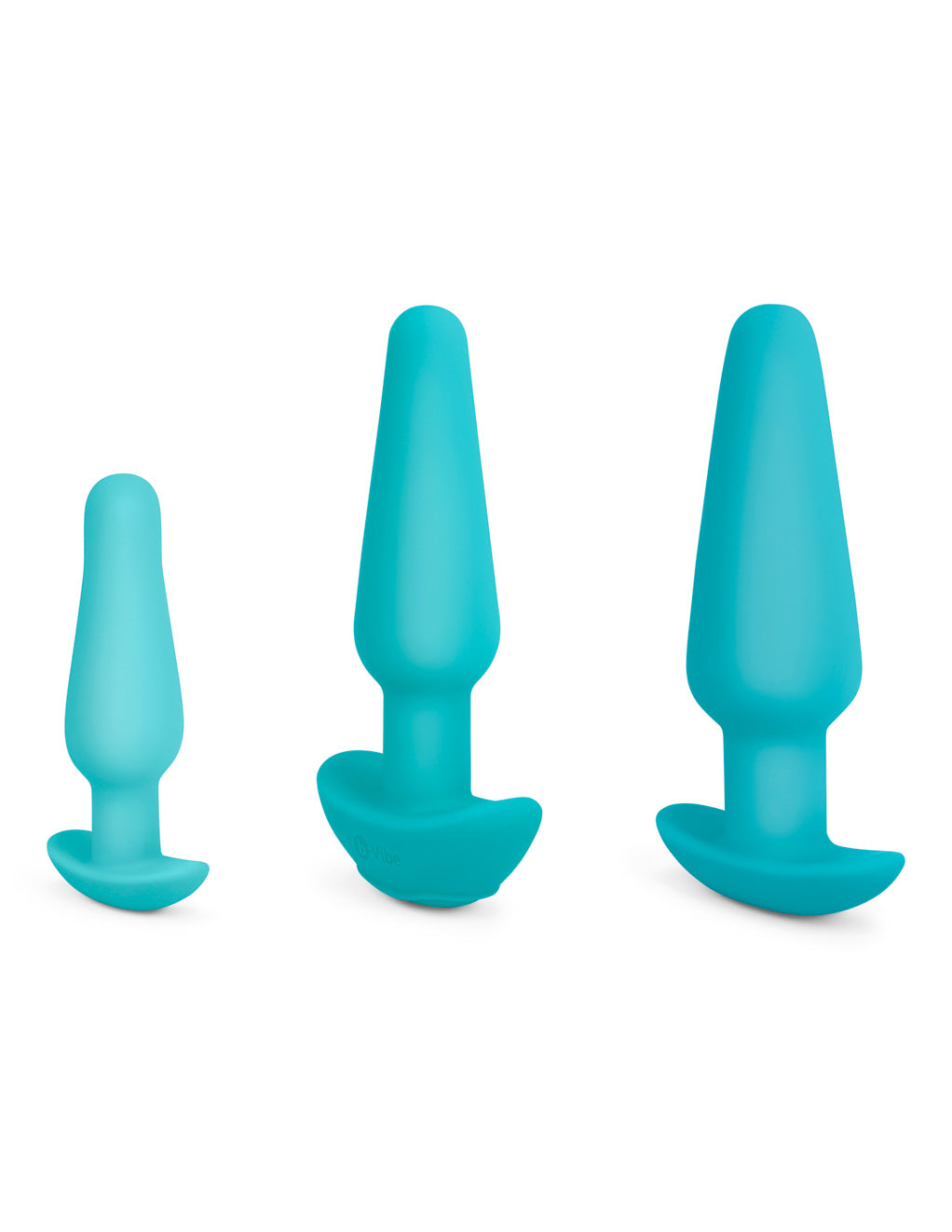 B-Vibe Anal Training & Education Set- Blue- Side