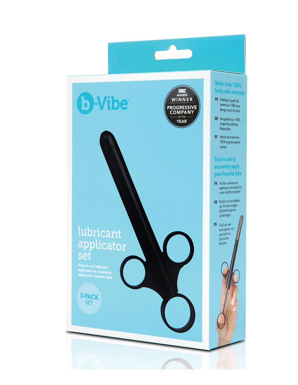 B-Vibe Lubricant Applicator Set- Front box
