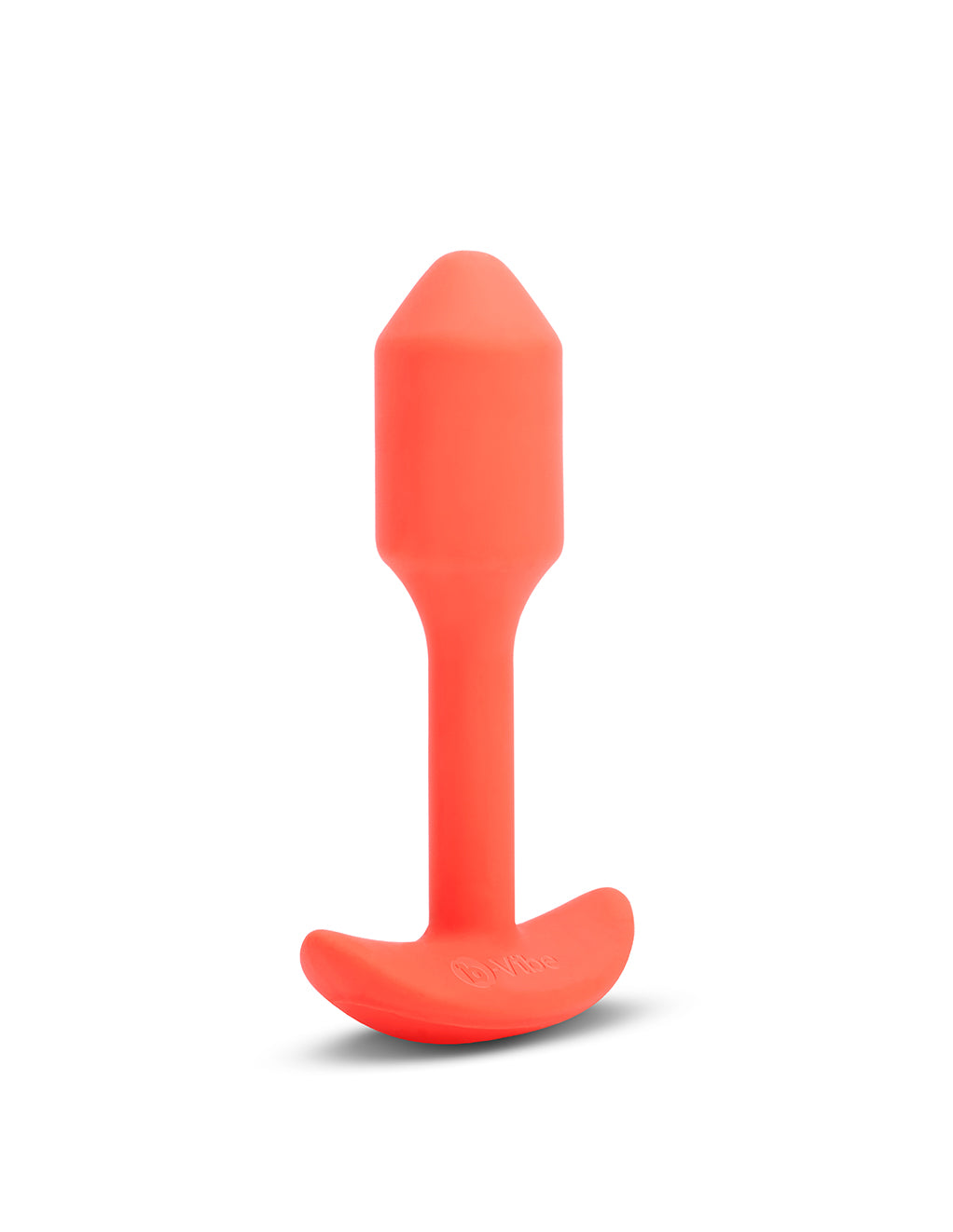 B-Vibe Vibrating Snug Plug 1 Small- Side Angle