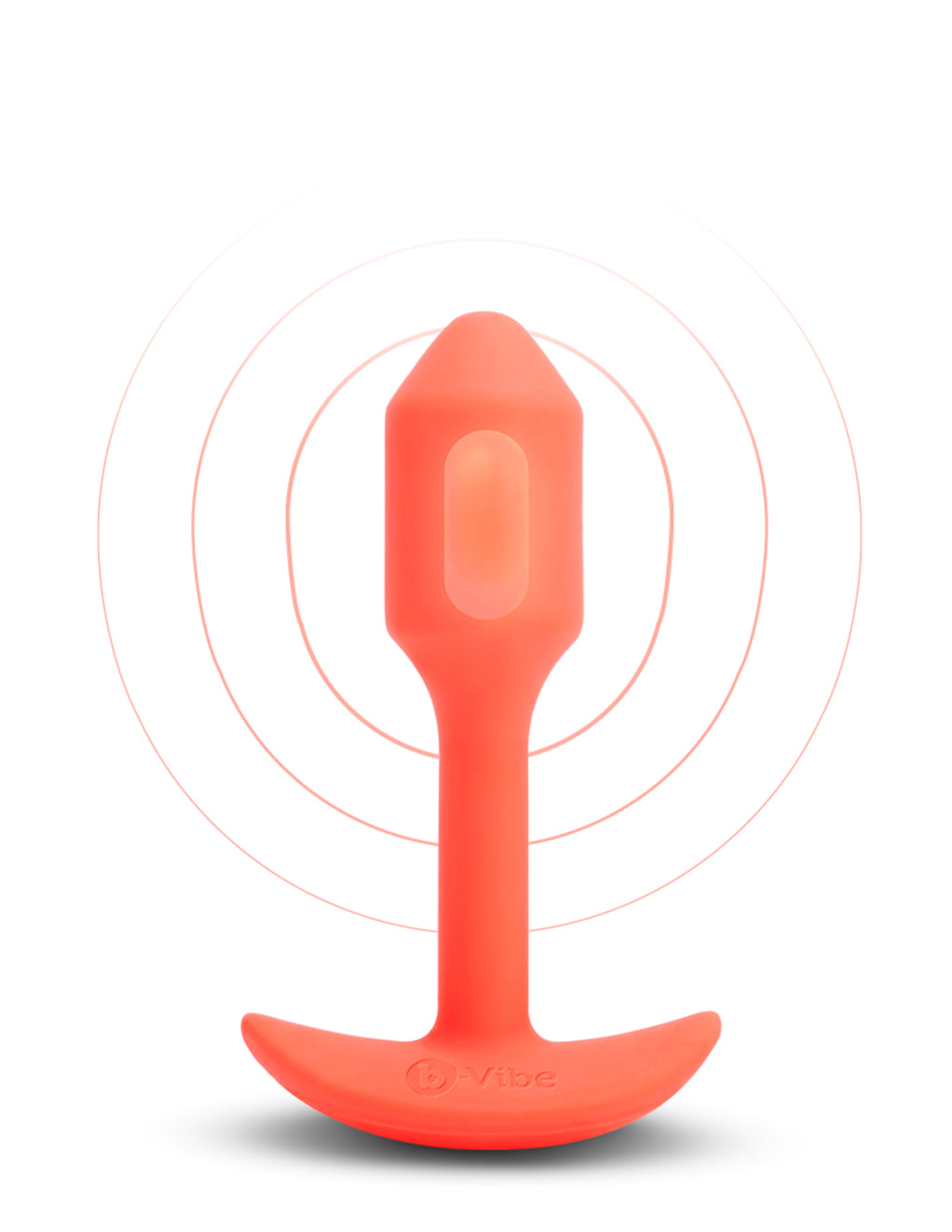 B-Vibe Vibrating Snug Plug 1 Small- Vibrating Diagram