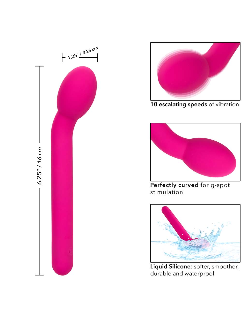 Bliss Liquid Silicone Tulip- Specs