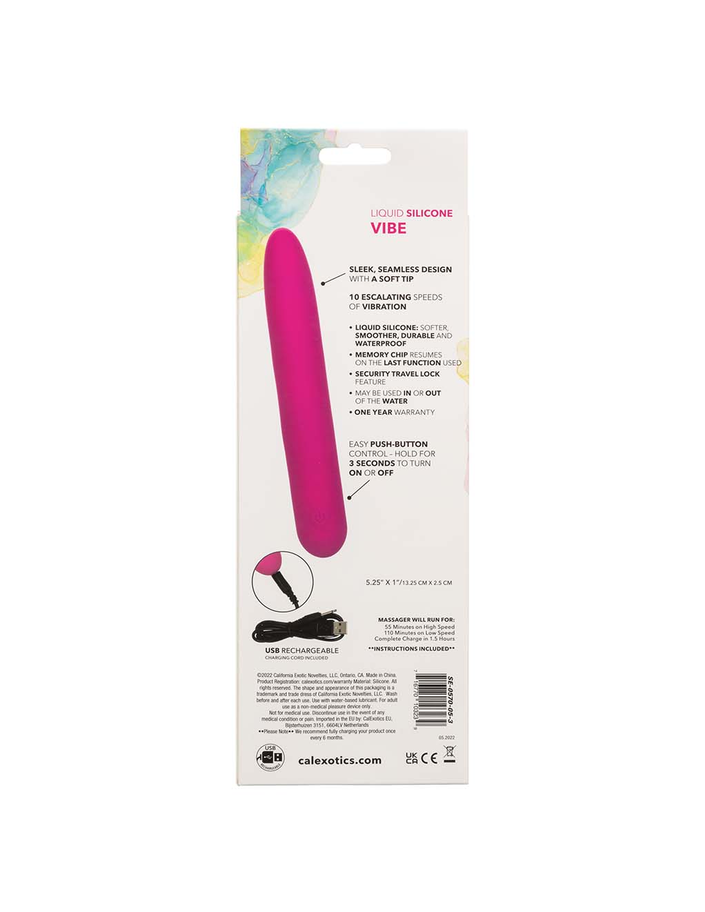 Bliss Liquid Silicone Vibe- Box Back