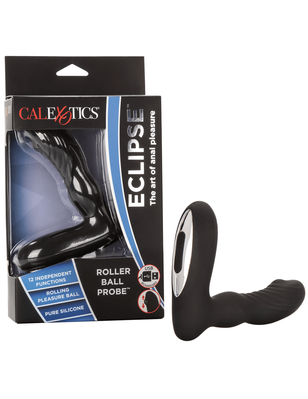 CalExotics Eclipse Roller Ball Prostate Probe - Toy w/Box