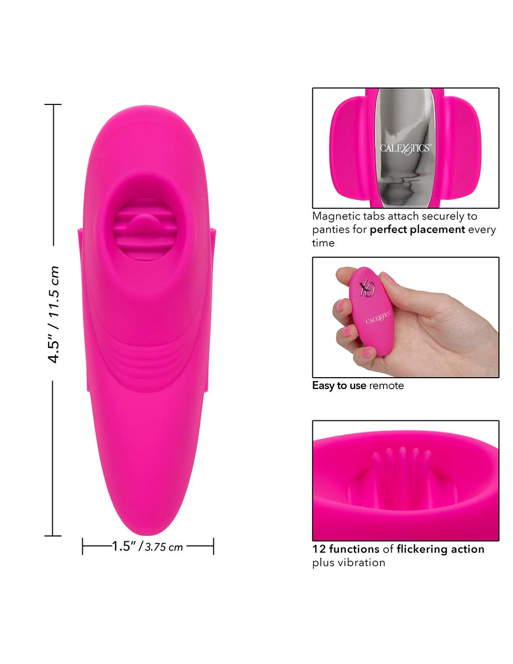 CalExotics Flicker Panty Teaser- Specs