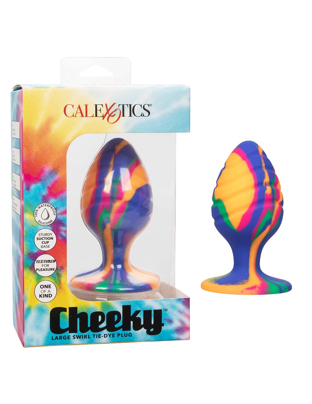 Cheeky Swirl Tie-Dye Plug Large- With Box