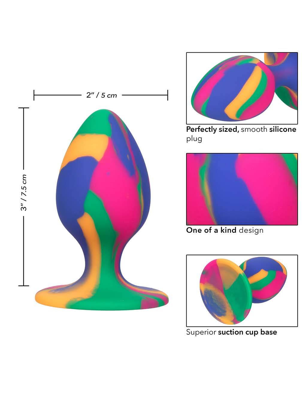 Cheeky Tie-Dye Plug Medium- Specs