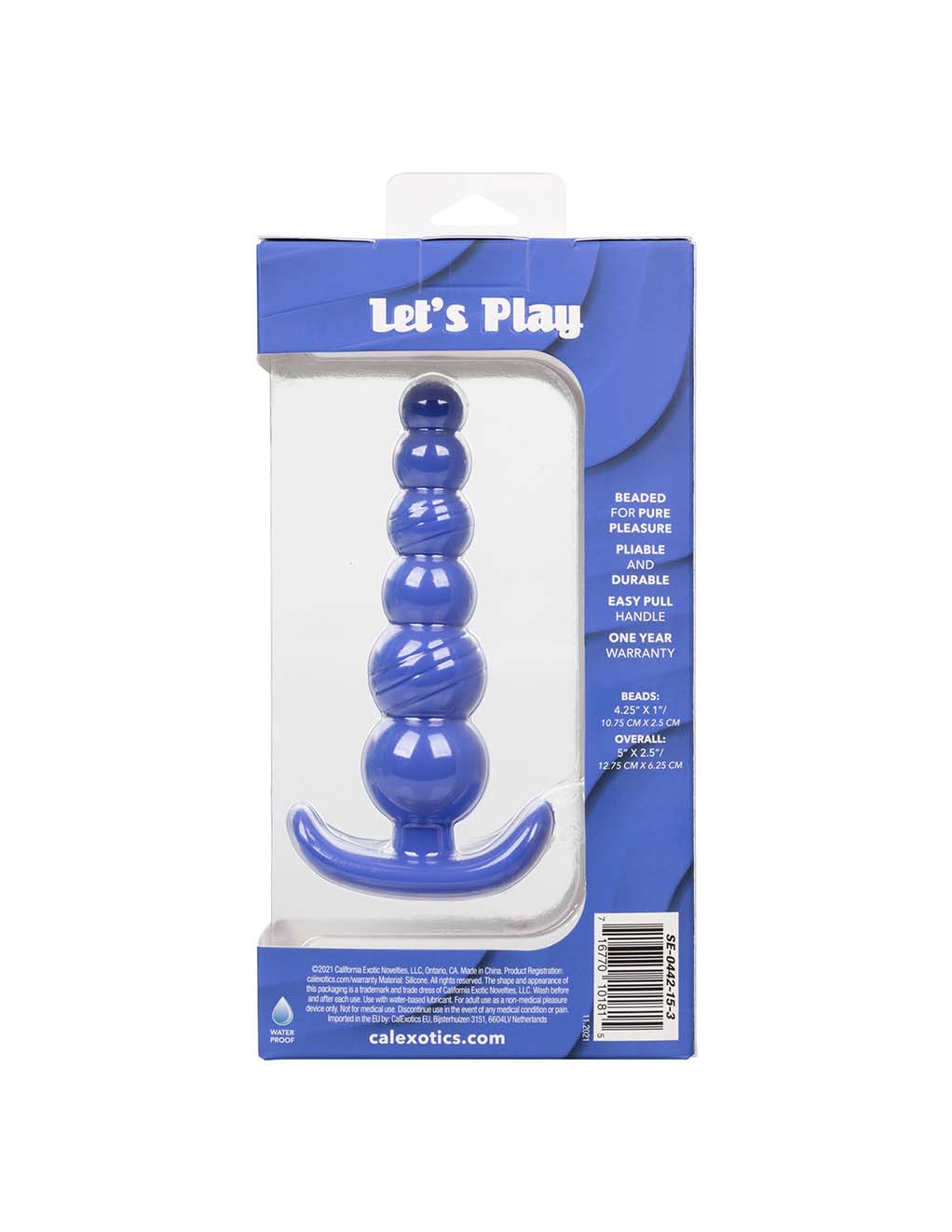 Cheeky X-6 Beads- Box Back