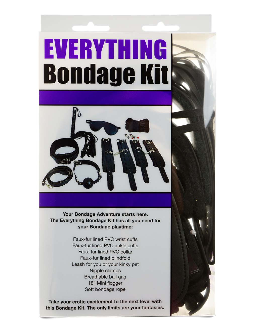 Everything Bondage Kit Black - Box Front