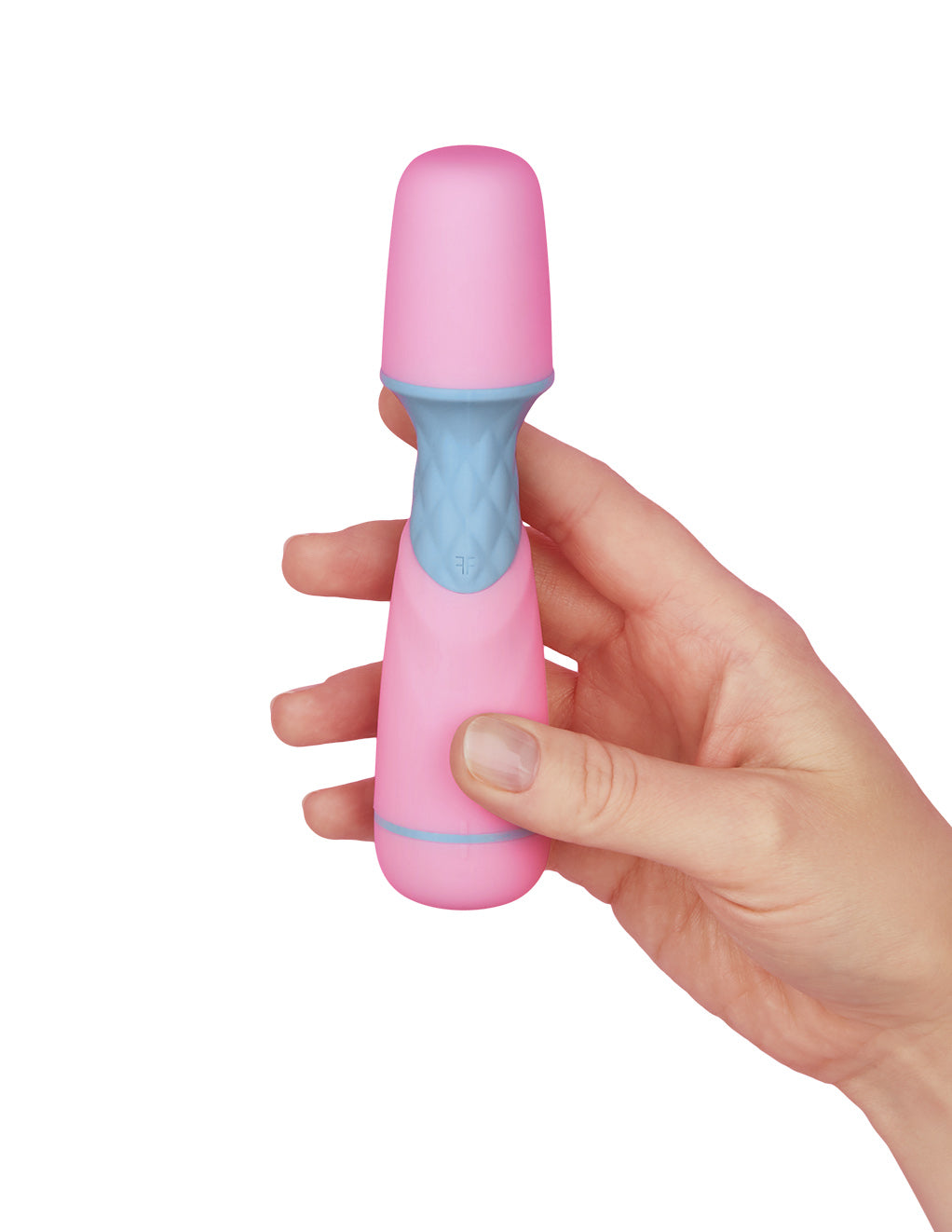 Femme Funn Ffix Vibrating Wand- Pink- In Hand