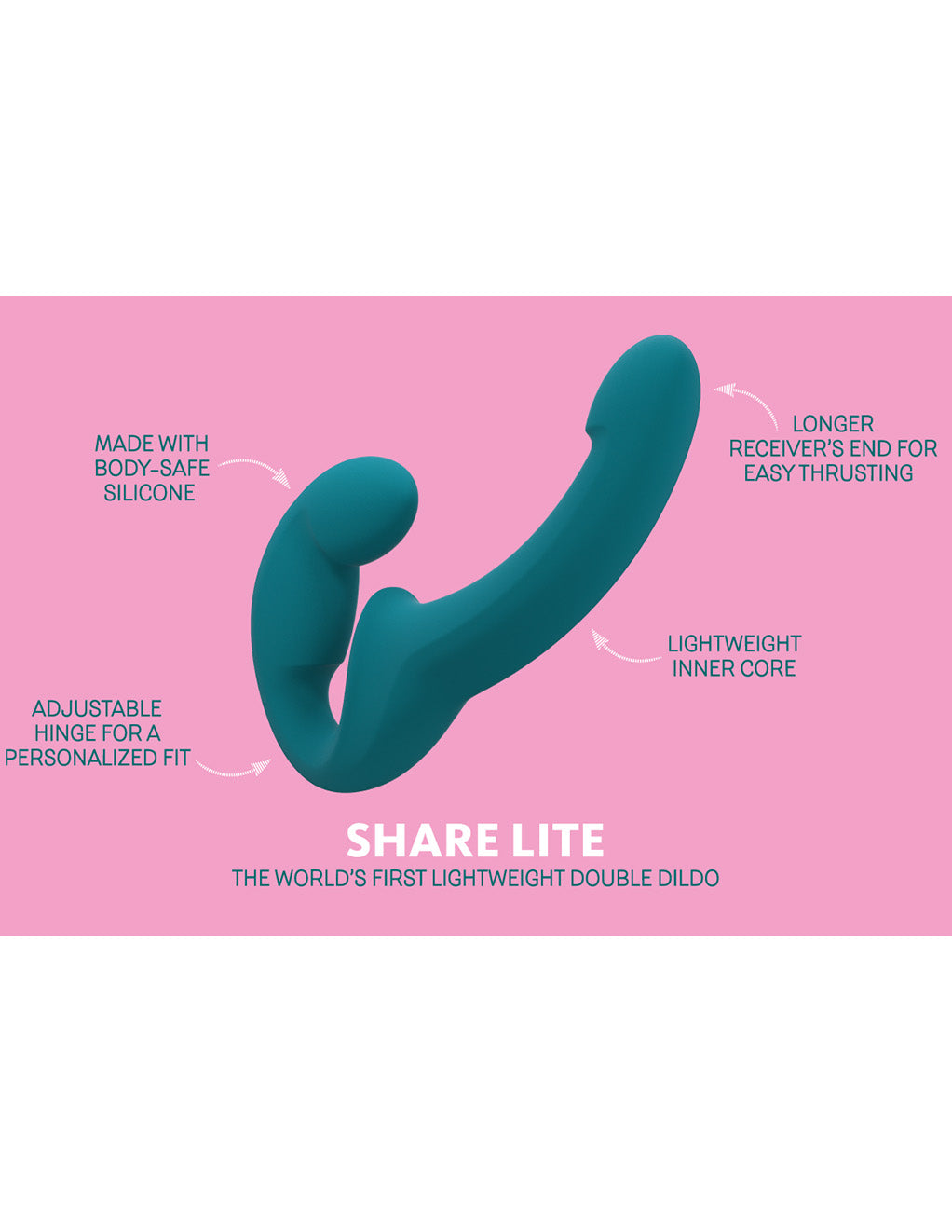 Fun Factory Share Lite- Deep Sea Blue- Parts Diagram