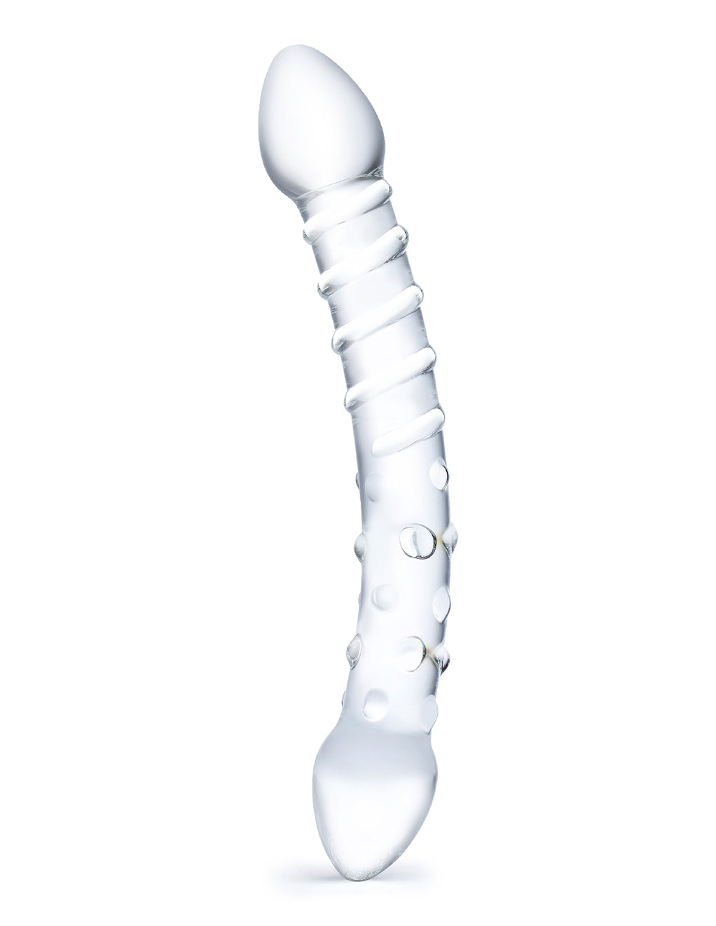 Glas Double Trouble 10" Dildo- Front