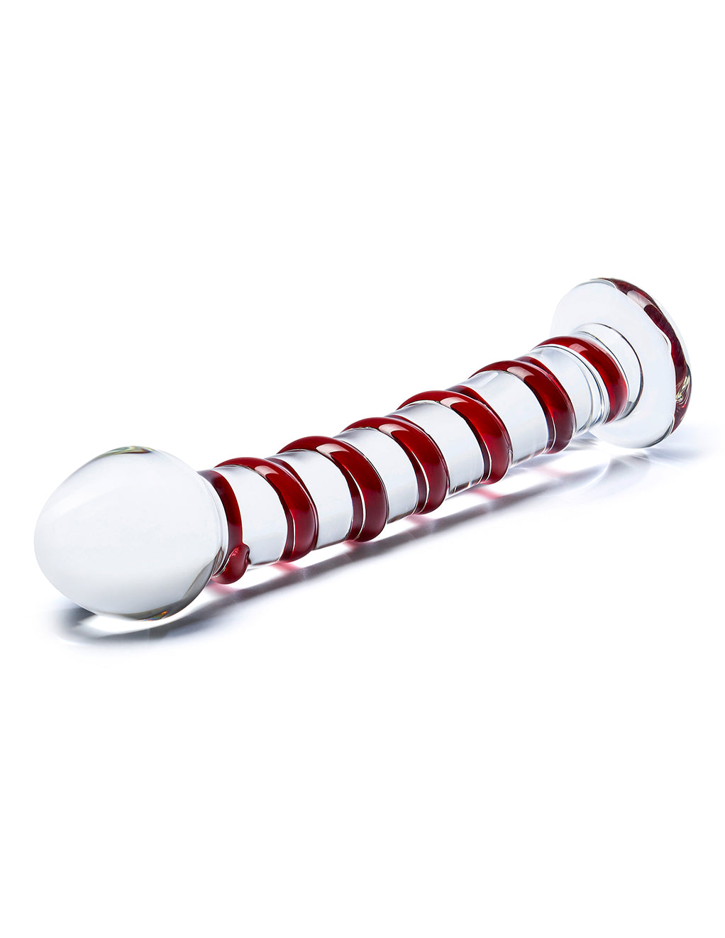 Glas Mr. Swirly 8" Dildo- Side