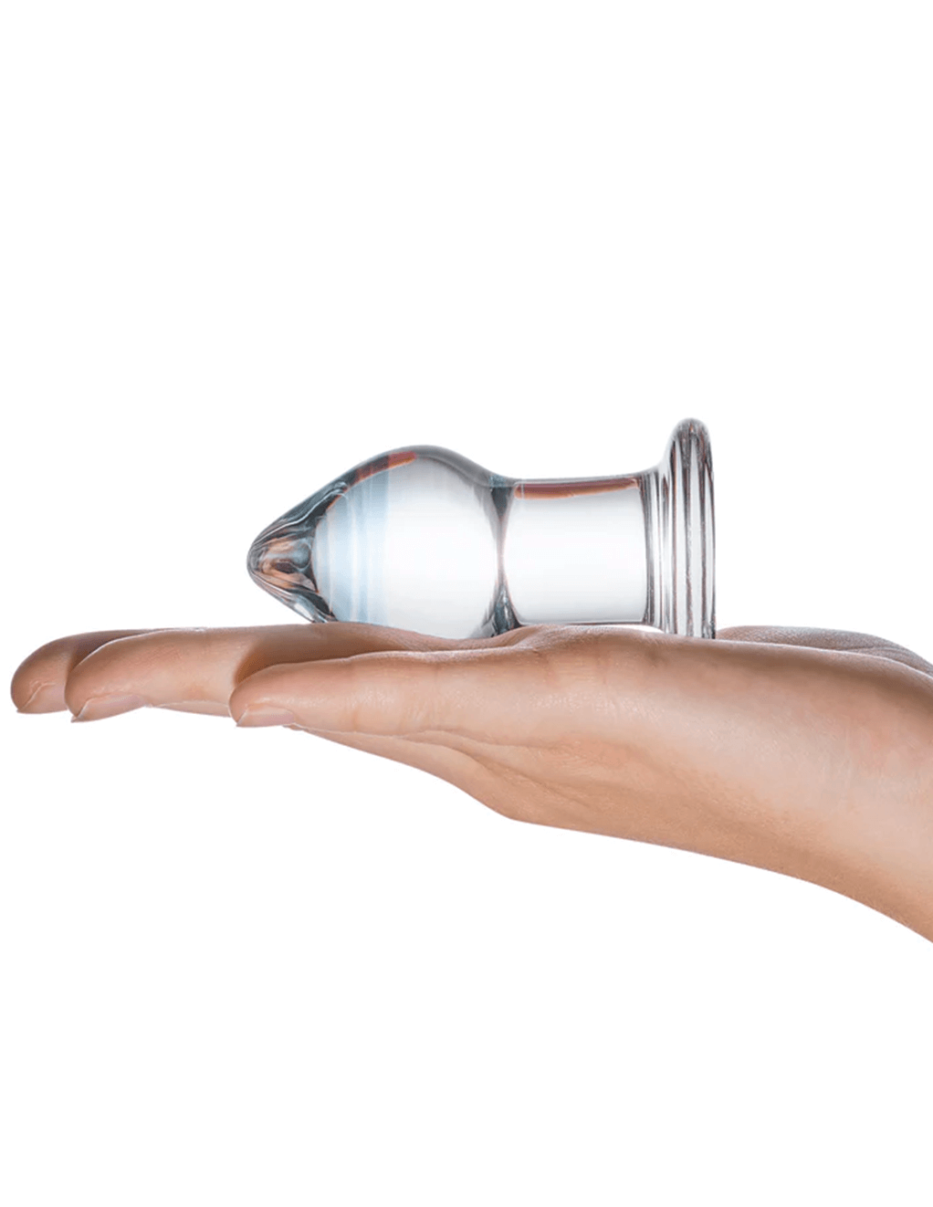 Glas Amethyst Rain - In Hand - Side