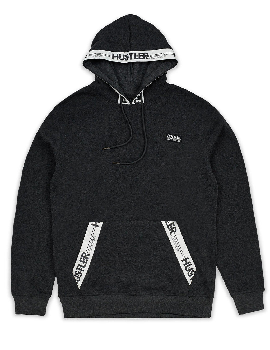 HUSTLER® Tape Hoodie- Front