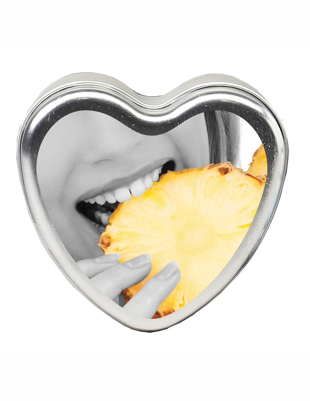 Earthly Body Edible Massage Candle- Pineapple- Front