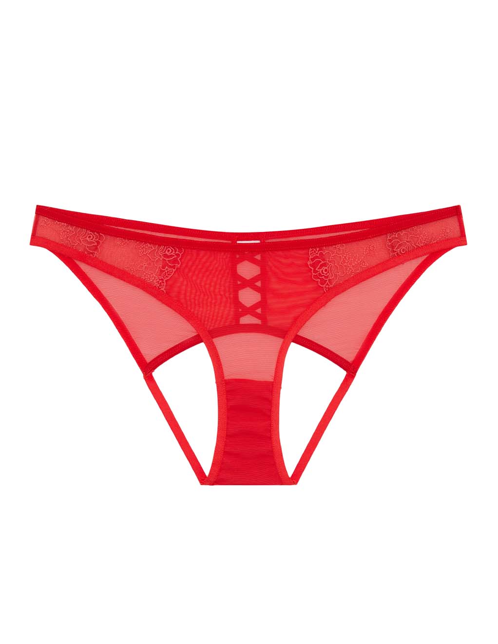 HUSTLER Isa Brief Red- Flat
