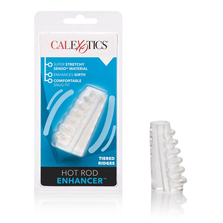 Cal Exotics Hot Rod Ridged Penis Enhancer - Novelties - Extender