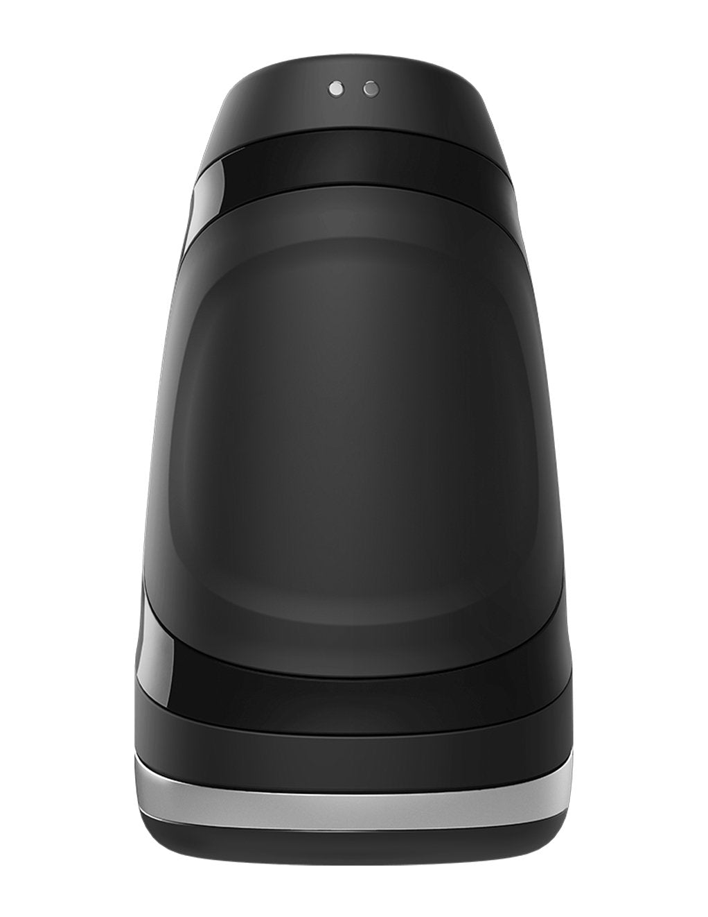 Satisfyer Men Heat Vibrating Rechargeable Warming Masturbator- Black- Back