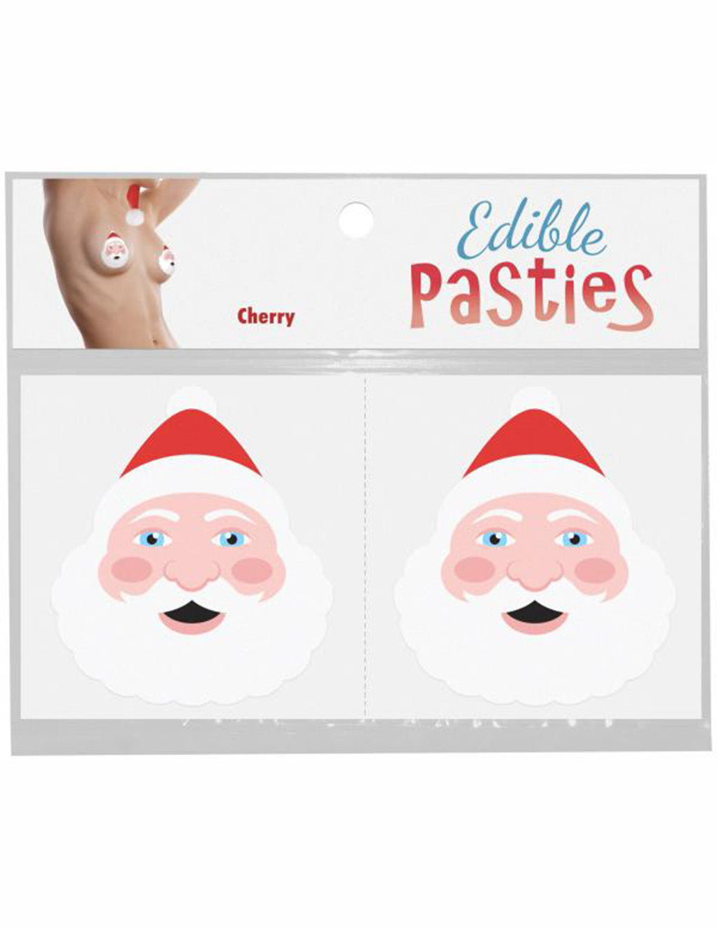 Santa Face Edible Pasties- Front