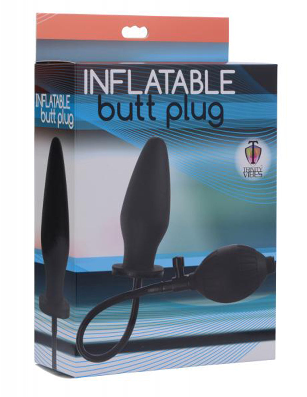 Trinity Vibes Inflatable Butt Plug- Package