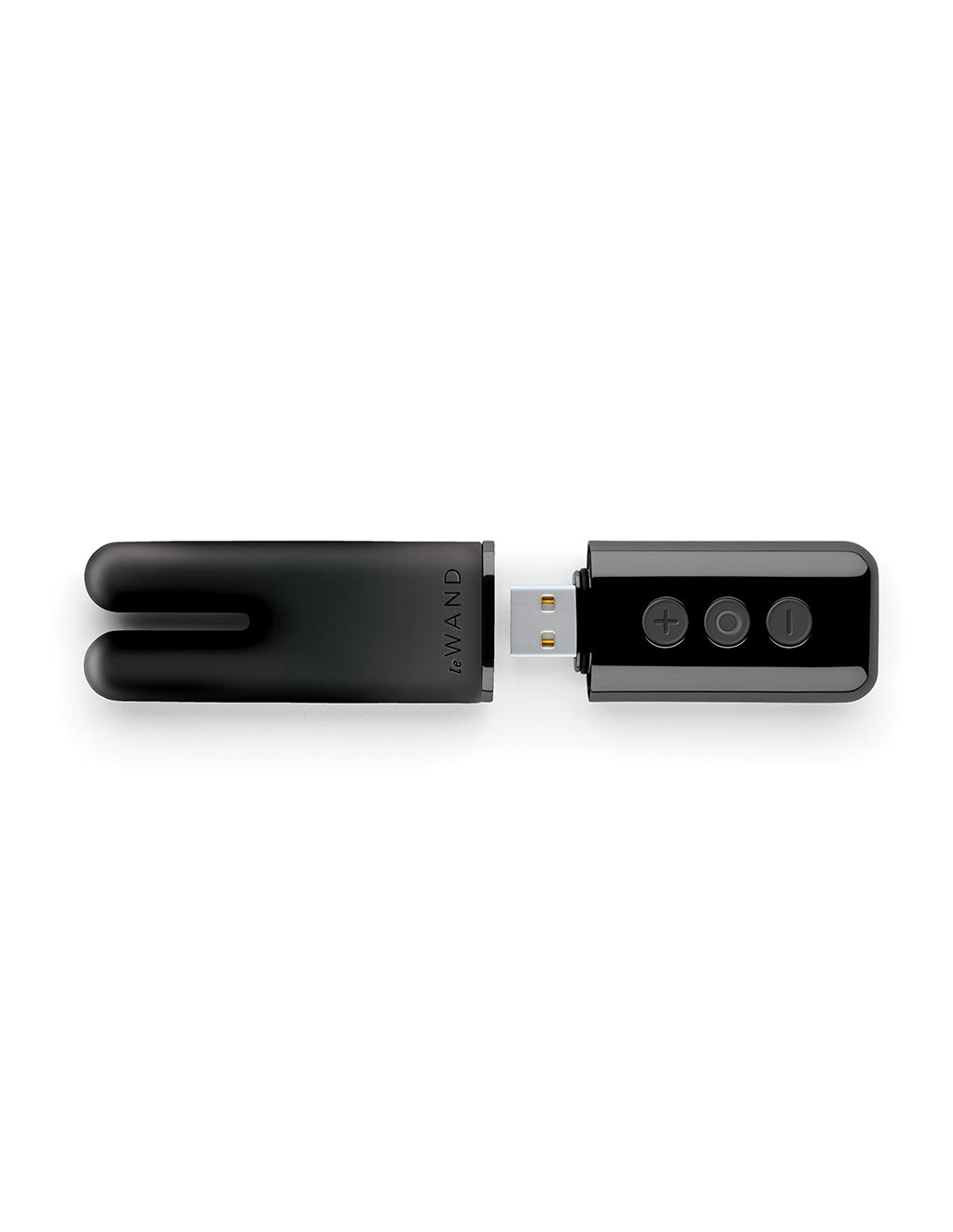 Le Wand Deux Rechargeable Clitoral Vibrator- Black- Charge