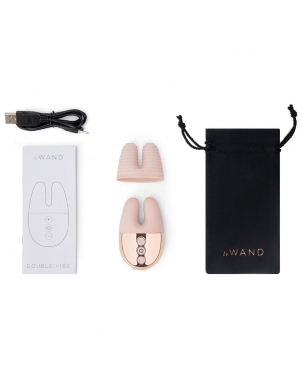 Le Wand Double Vibe- Box contents