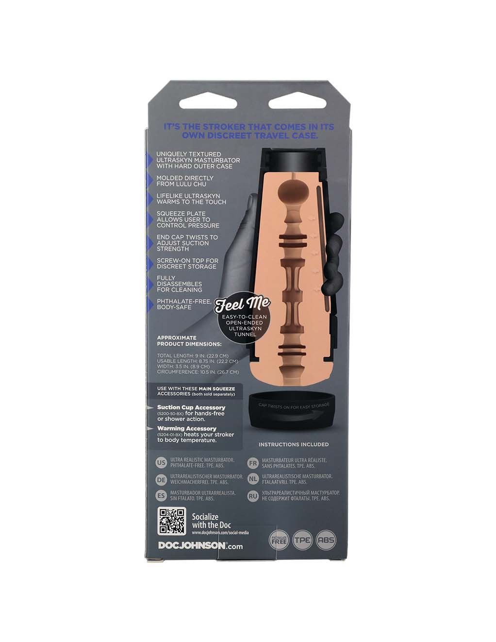 Main Squeeze Lulu Chu Stroker Pussy- Box Back