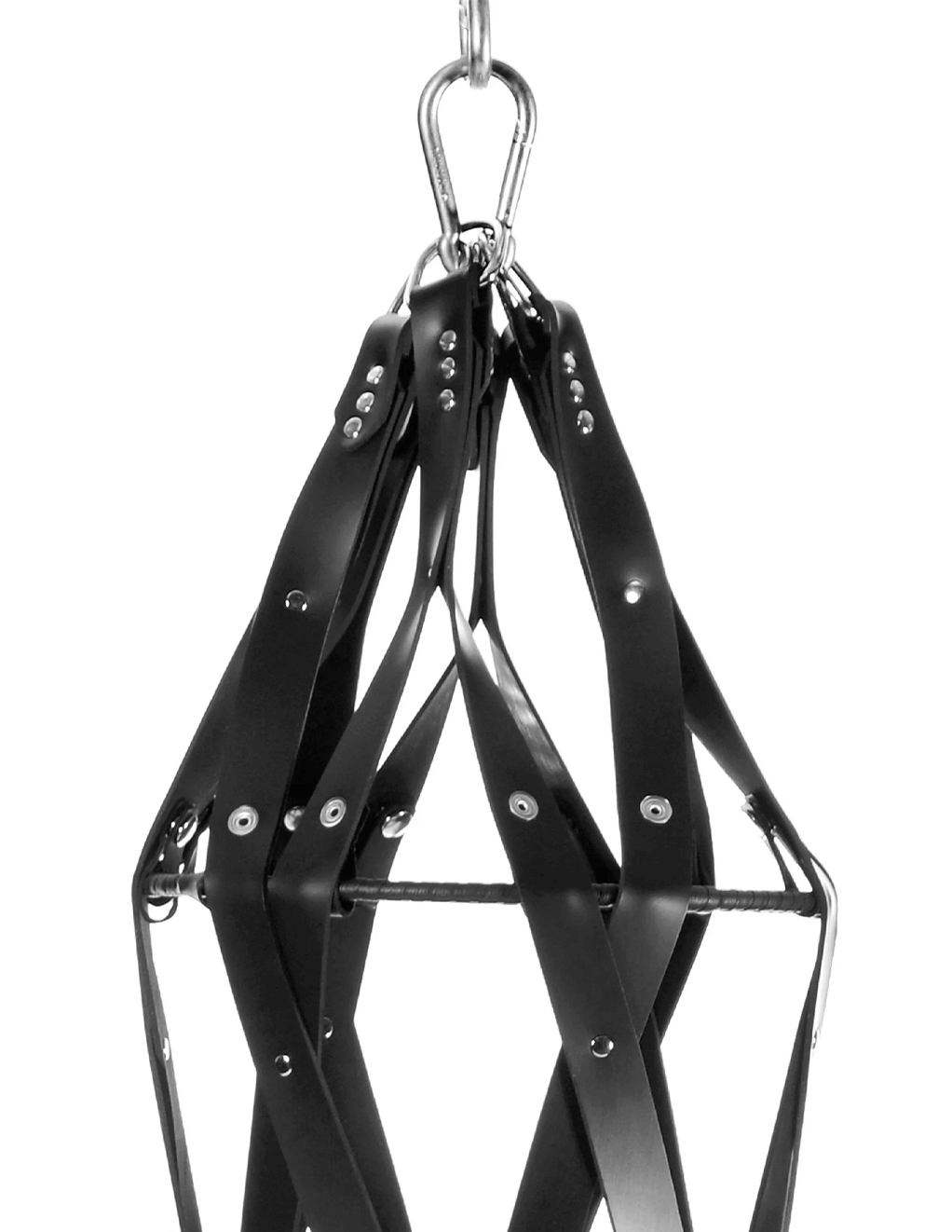 Master Series Hanging Rubber Strap Cage - Hook Detail