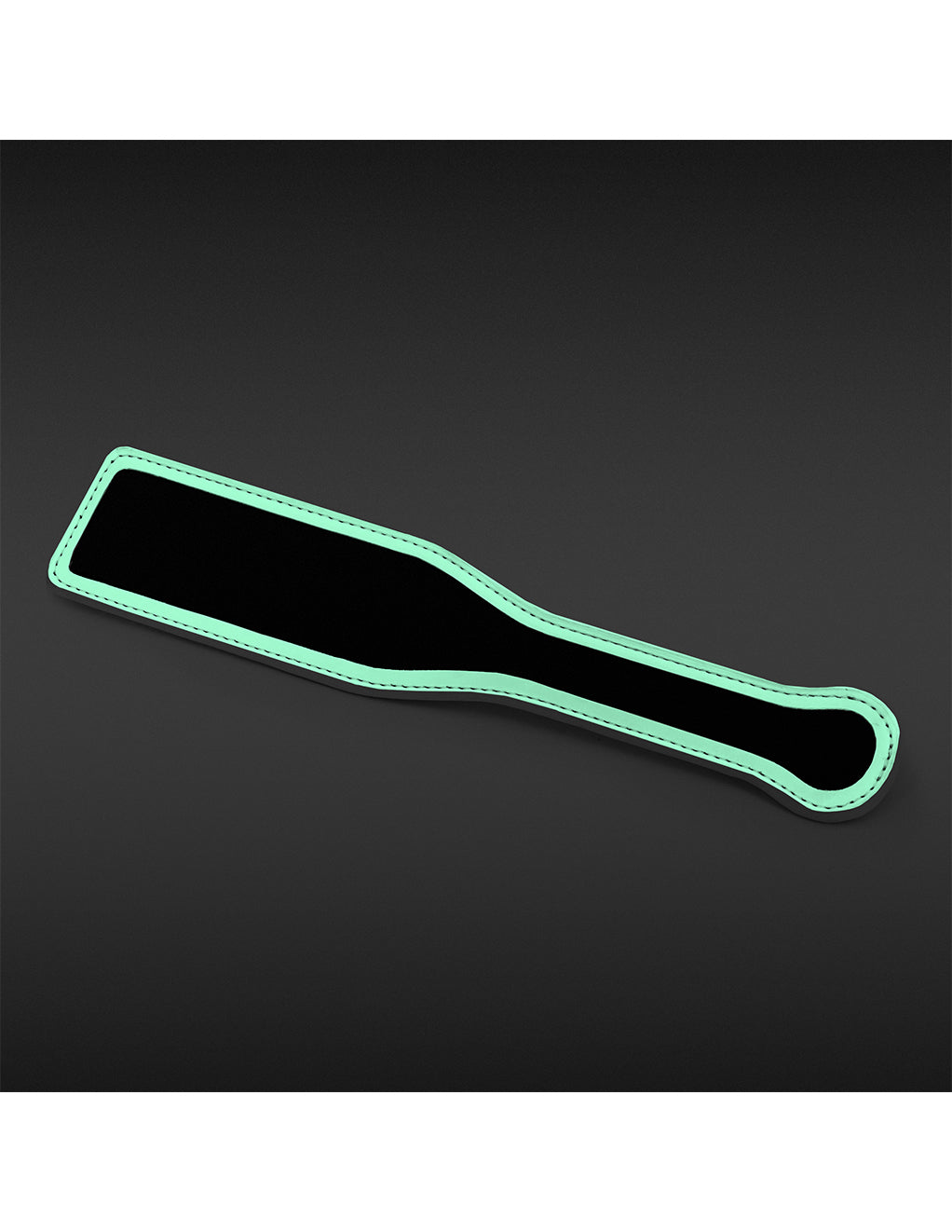GLO Bondage Paddle- Front- Glow in the dark