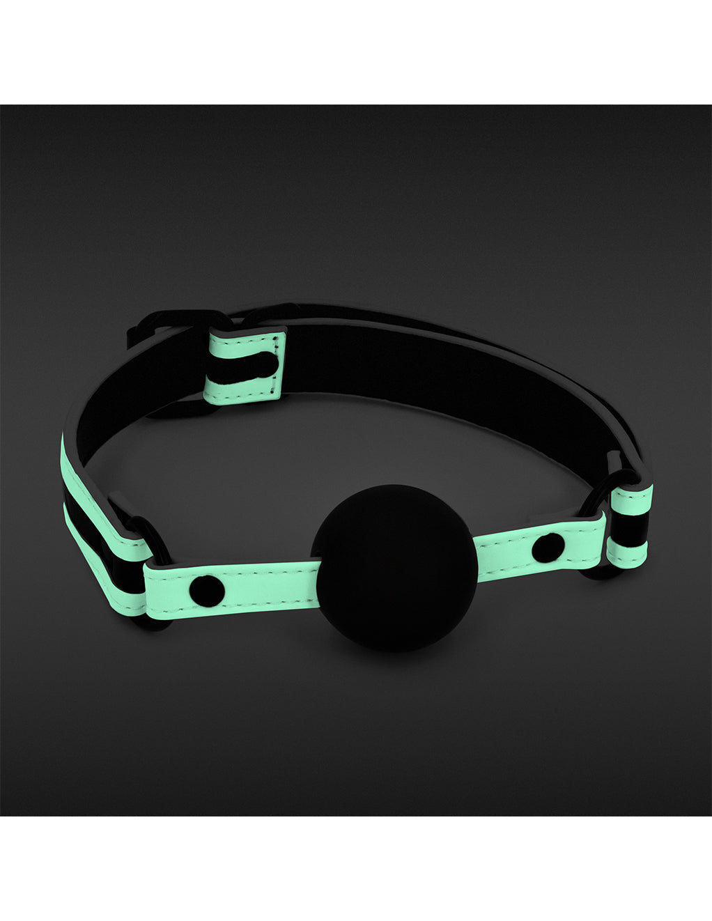 GLO Bondage Ball Gag- Glow in the dark