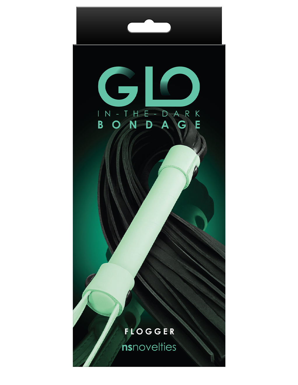 GLO Bondage Flogger- Package