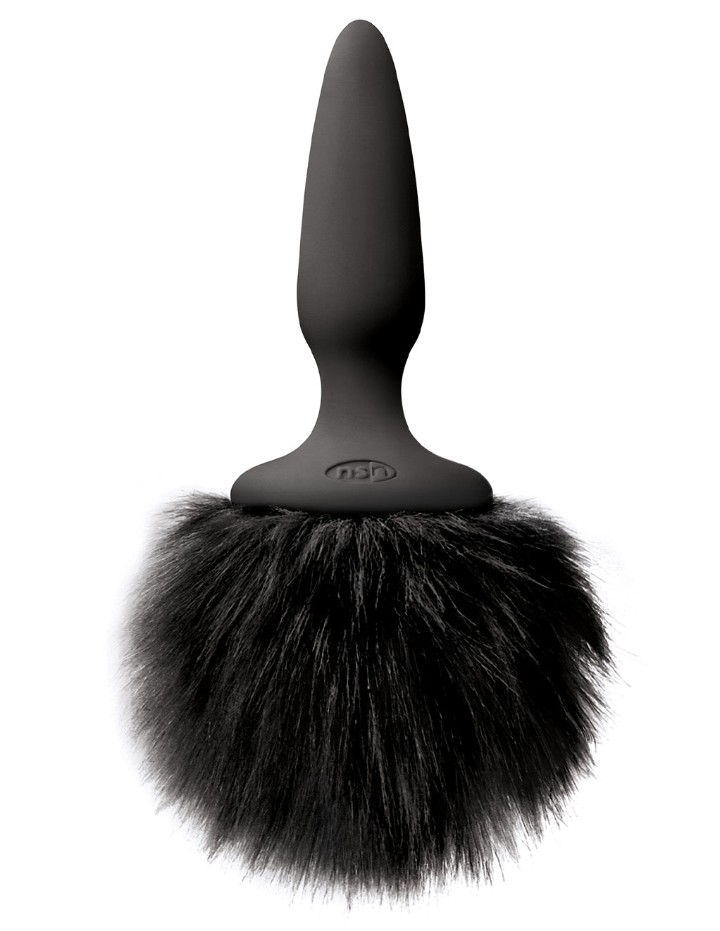NS Novelties Bunny Tails- Black- Front