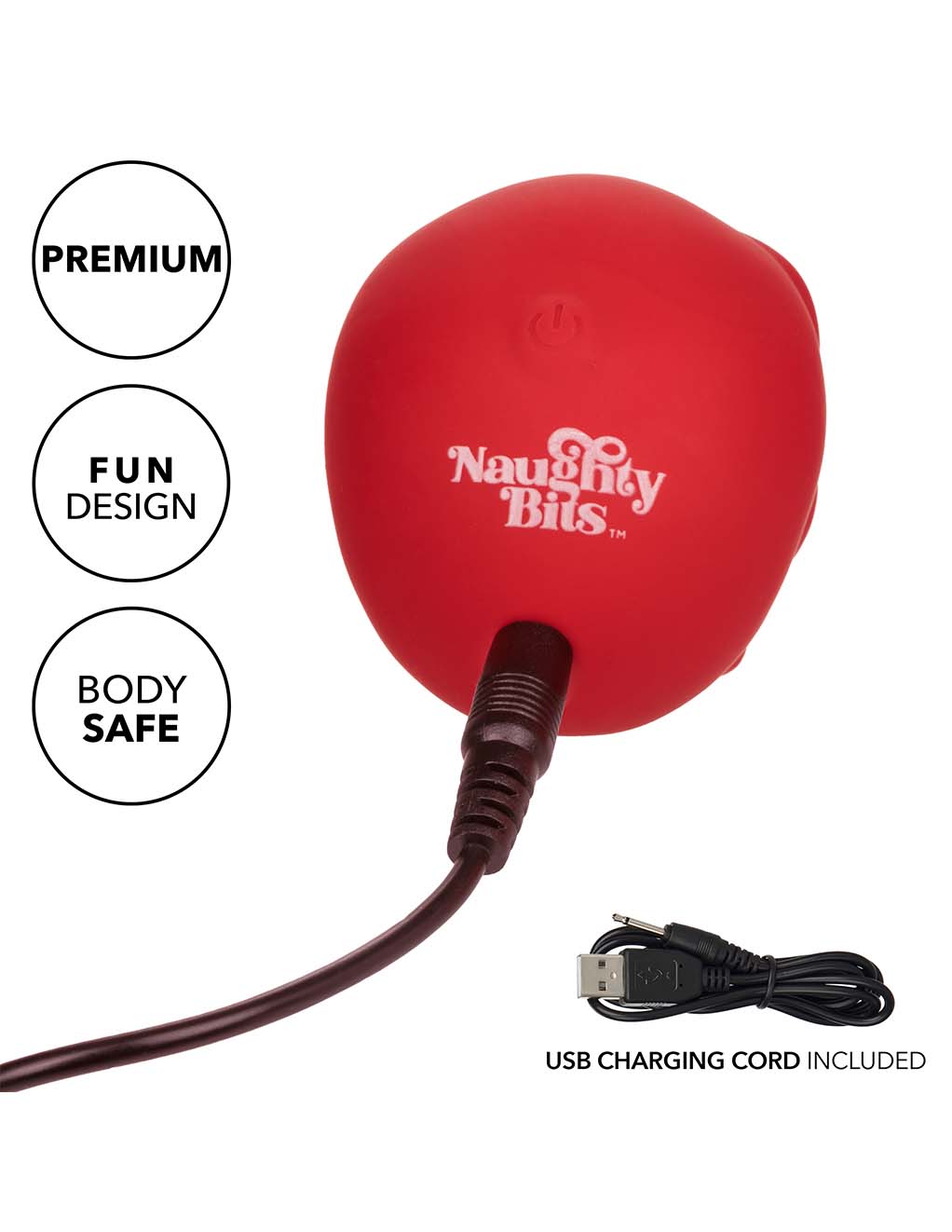 Naughty Bits Bone Head Massager- Charger