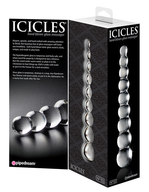 Icicles No 2 Glass Beaded Wand Package