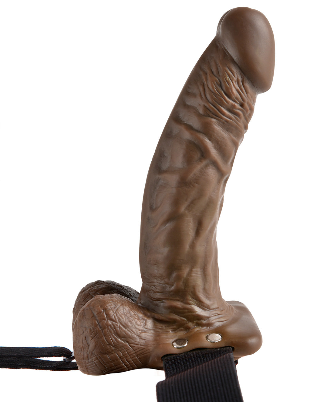 Fetish Fantasy Series 7 Inch Hollow Strap-On- Brown- Standing