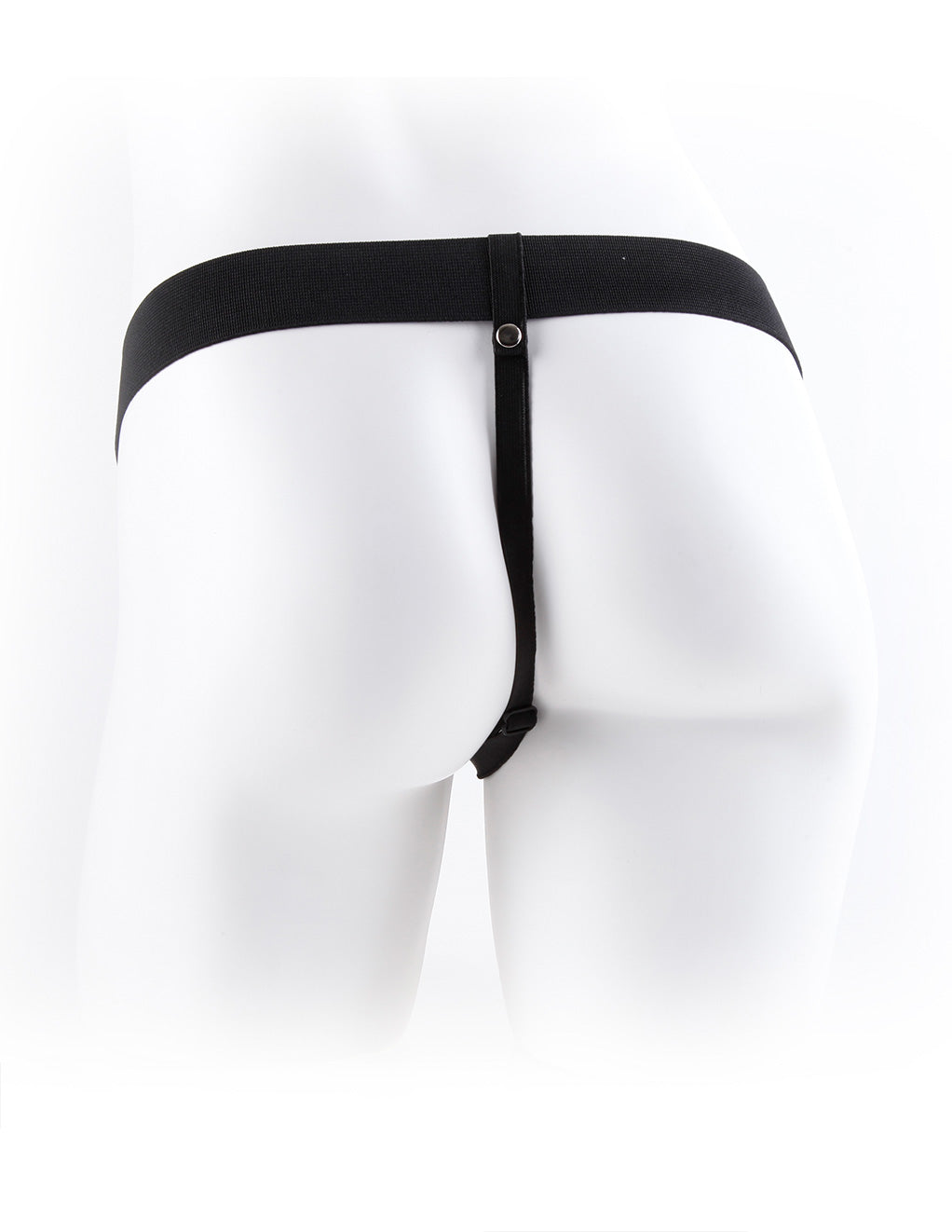 Fetish Fantasy Series 9 Inch Vibrating Hollow Strap-On- Back