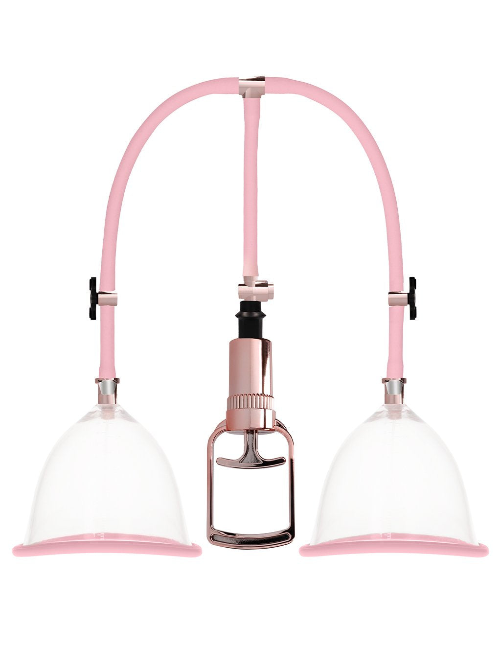 Pumped Rose Gold Breast Pump Set- Medium- Front