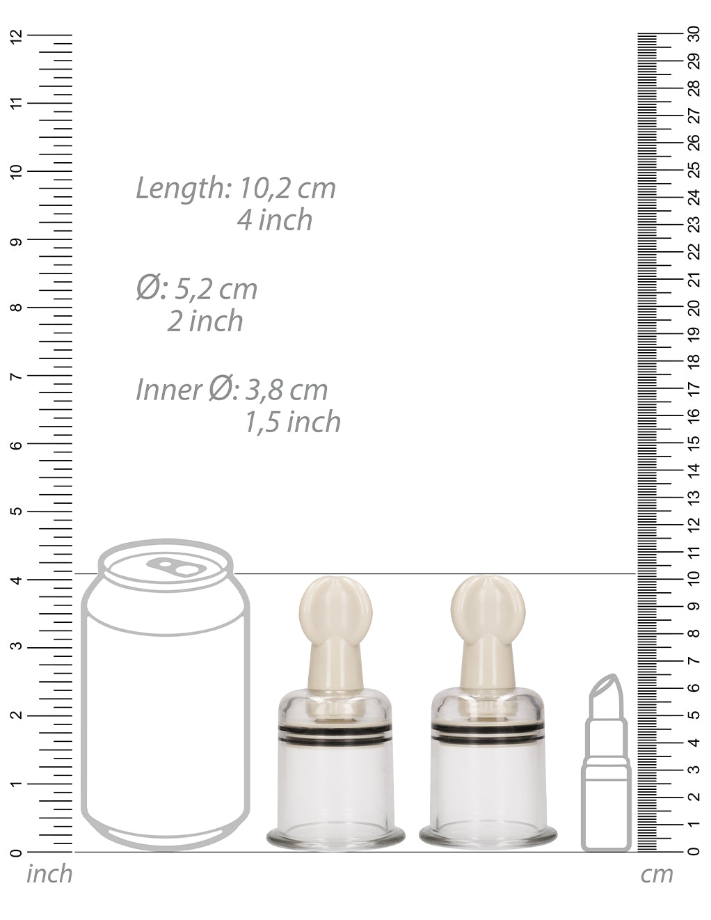 Pumped Nipple Suction Set- Large- Dimensions