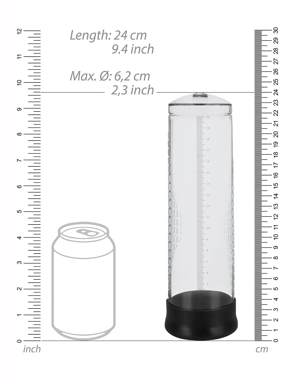 Pumped Extreme Power Auto Pump- Cylinder Measurement