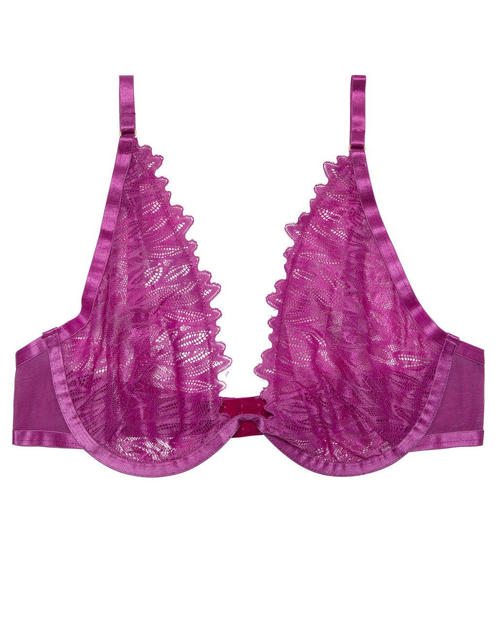 HUSTLER High Apex Bra- Violet- Front