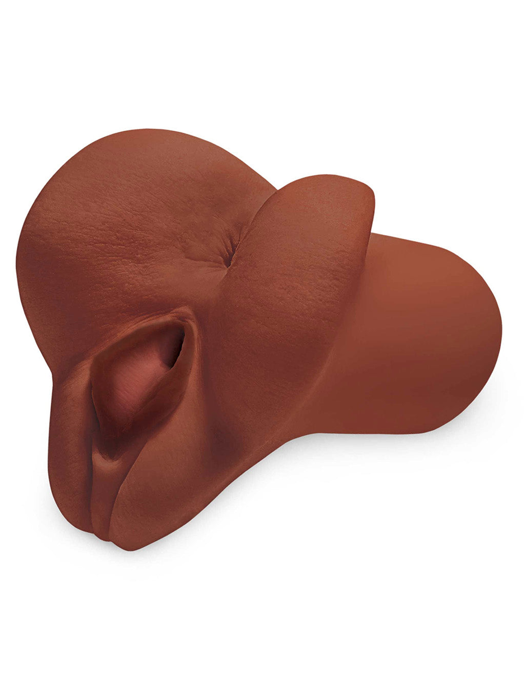 PDX Plus Pick Your Pleasure Stroker- Chocolate- Bottom Side