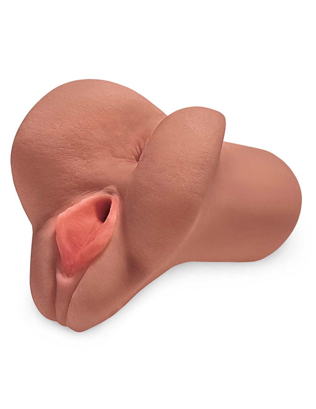 PDX Plus Pick Your Pleasure Stroker- Caramel- Bottom Side