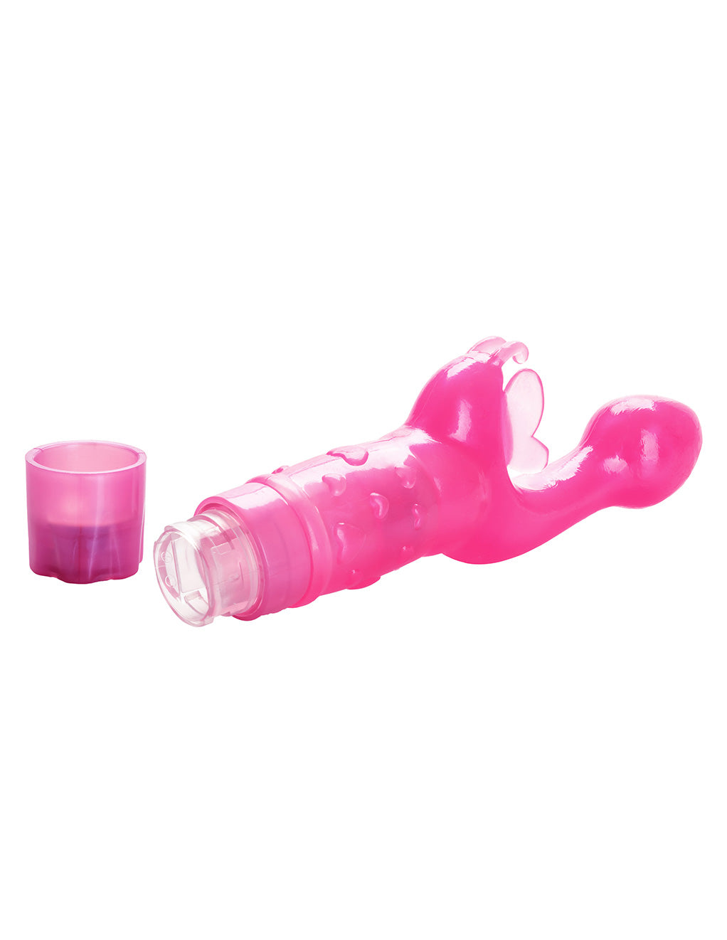 Hustler® Playthings Flutter Butterfly Dual Stimulation Vibrator- Batteries