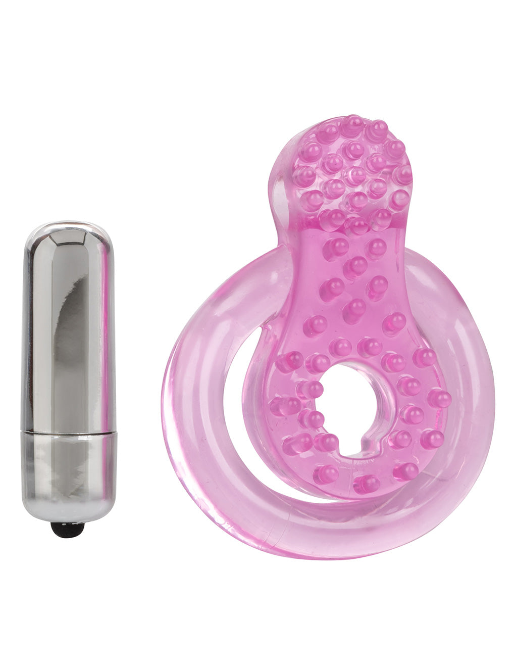 Hustler® Playthings Vibrating Orgasm Ring- Bullet