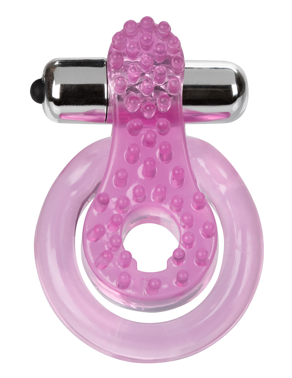 Hustler® Playthings Vibrating Orgasm Ring- Front