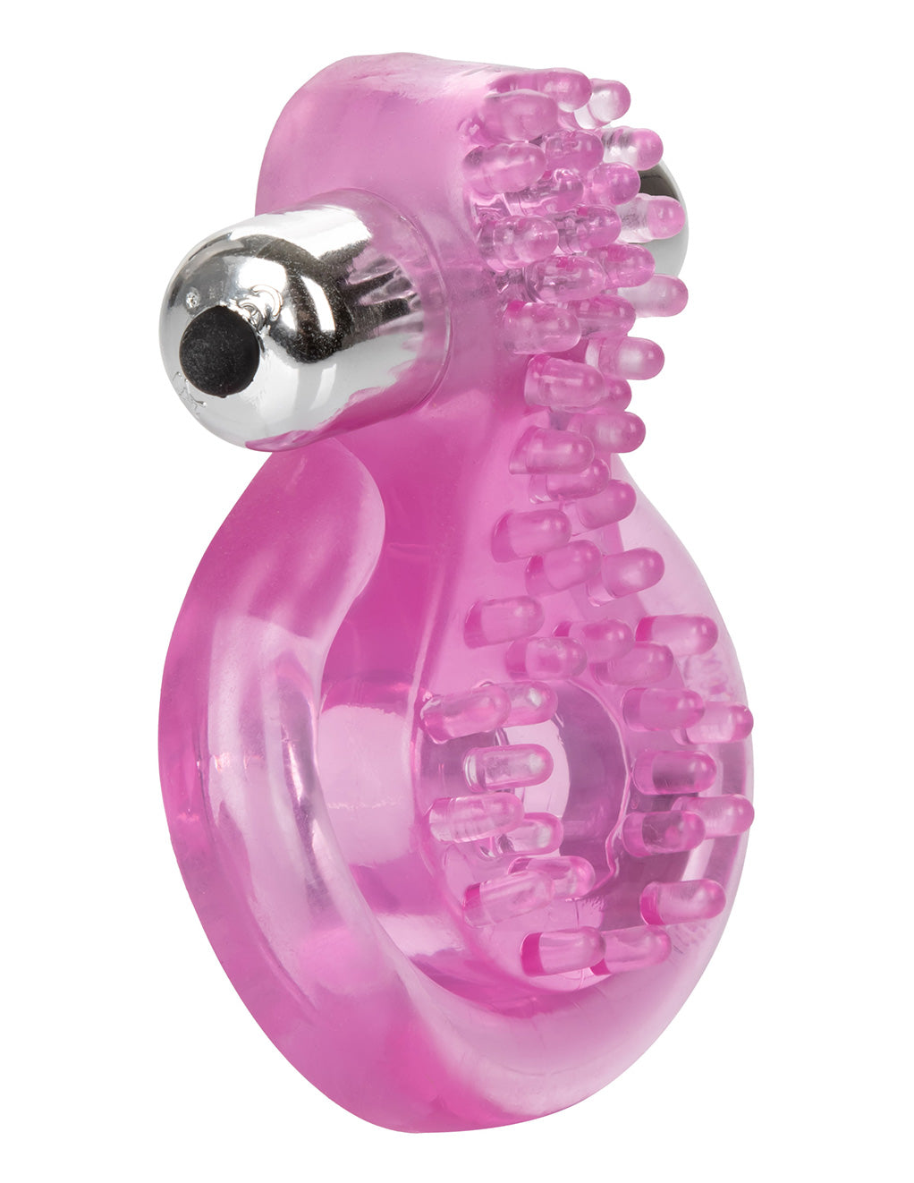 Hustler® Playthings Vibrating Orgasm Ring- Side