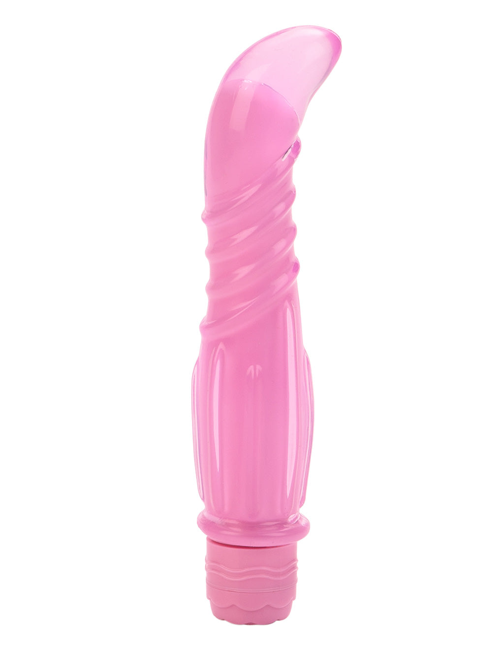 First Time Softee Pleaser G-spot Vibrator- Pink- Standing