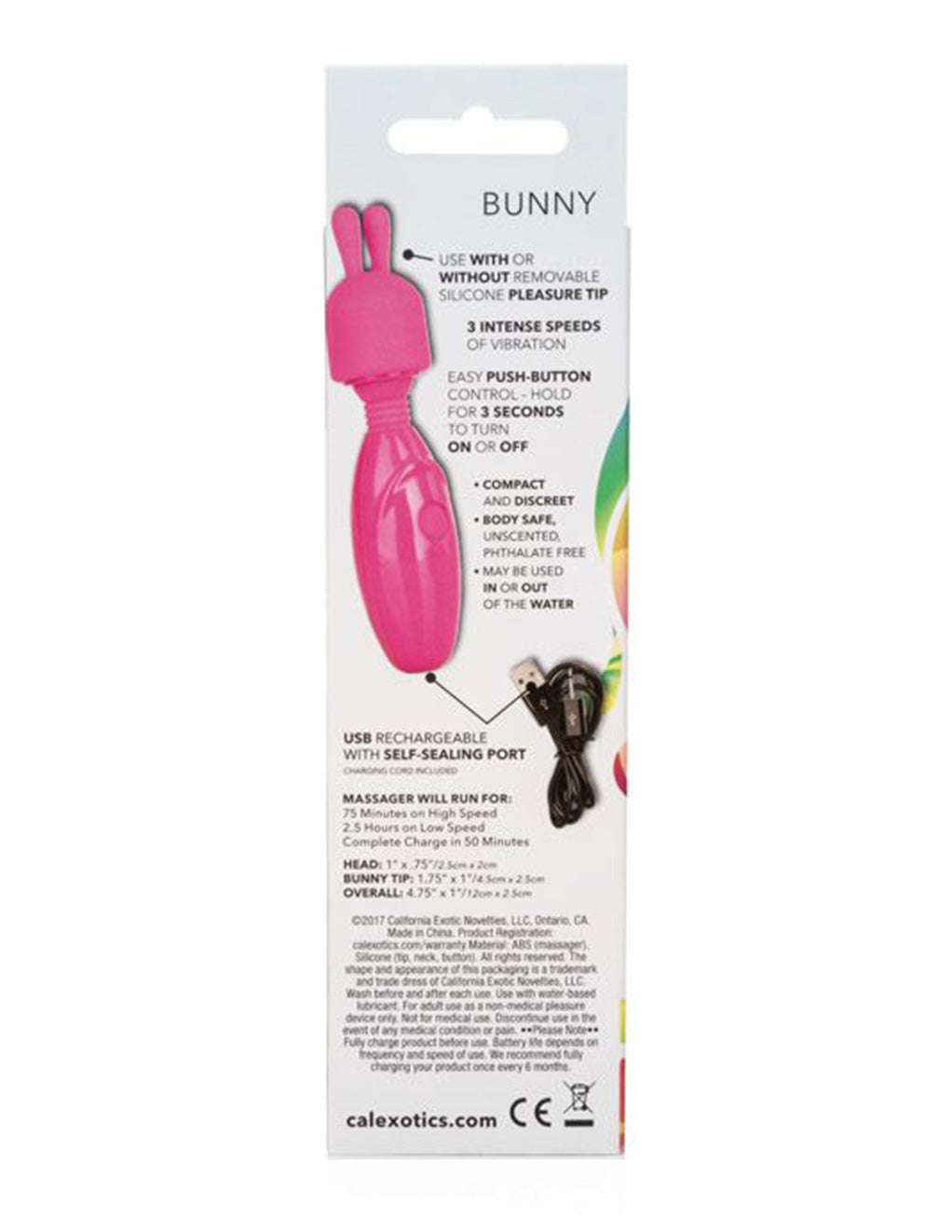 Cal Exotics Tiny Teasers Bunny - Novelties - Massager