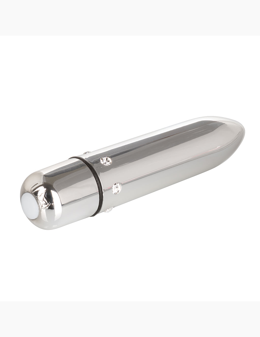 Crystal High Intensity Bullet- Silver- Bottom Angle